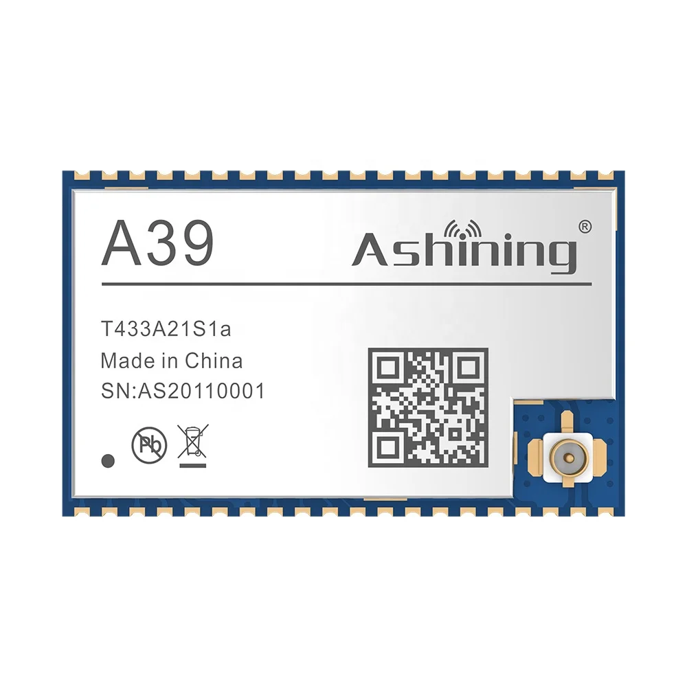 2021 A39 LoRa wireless module SX1262 433mhz 100mW 5KM long range RF Transmitter and Receiver Transceiver Module