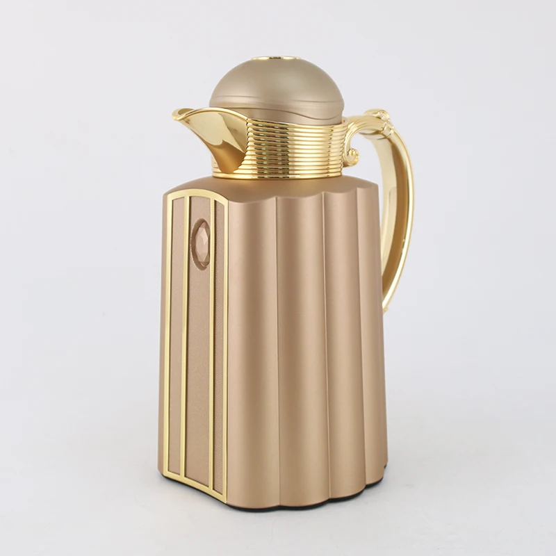 2024 New Arrival Arabic Style PP Body 1.0l Plastic Vacuum Flask