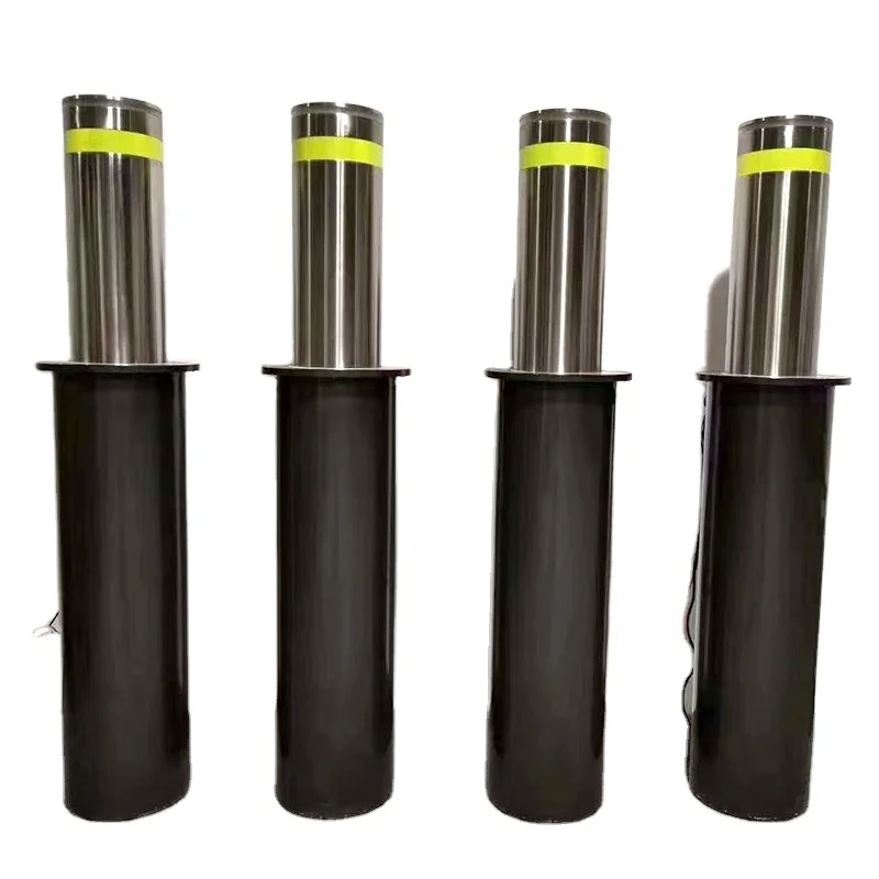 Automatic Telescopic Stainless Steel Column Guard PVC Hydraulic Lane Guard Residential Parking Hydraulic Residential Automatic