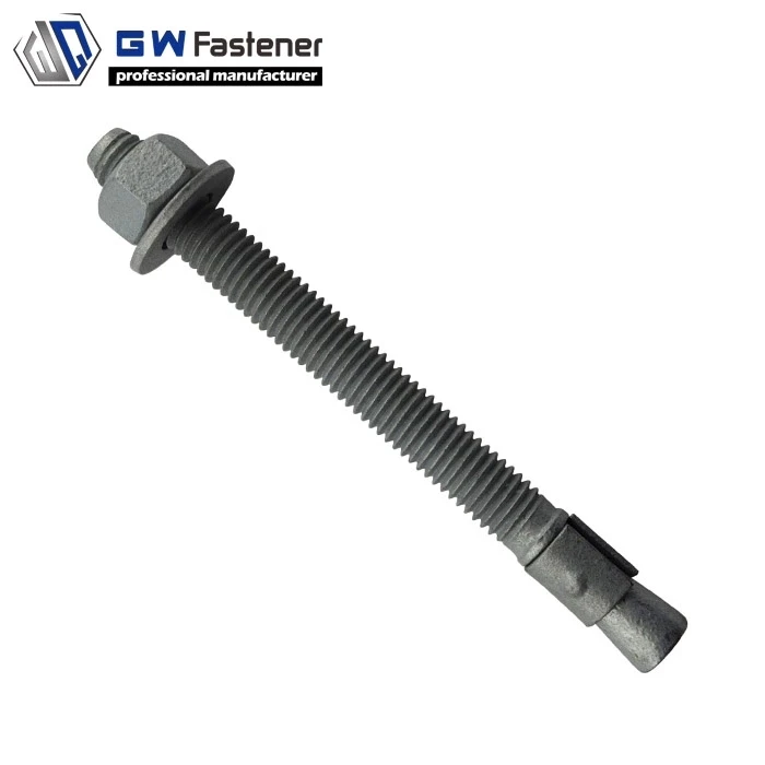 M8 M10 M12 M14 M16 M20 M24 оцинкованный клиновой анкерный бетонный болт