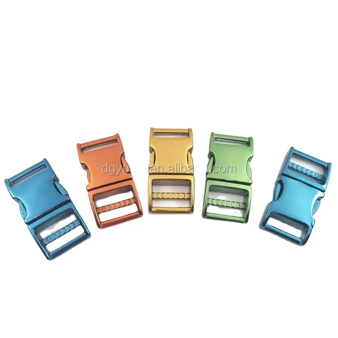 Slip Quick Release Belt Bag Double pull Buckle Factory Aluminium Alloy  China Metal
