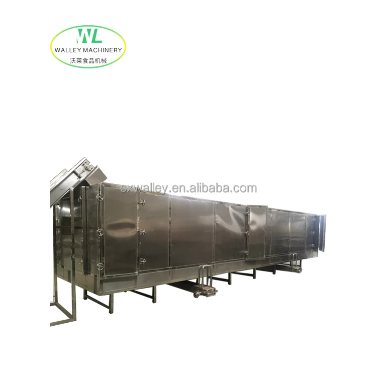 Factory Supply Price Industrial Belt Type Steam Blanching Rice Steaming Cooking Suitable For Granules Vegetable Fruit Aquatic