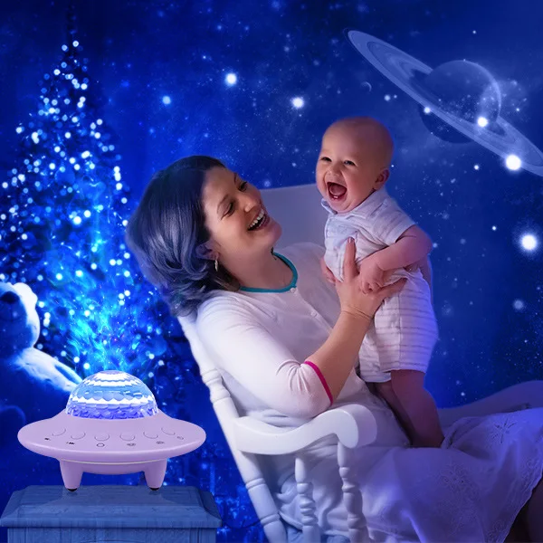 Starry Night Light Projector With Remote Control Aurora Projector For Holidays