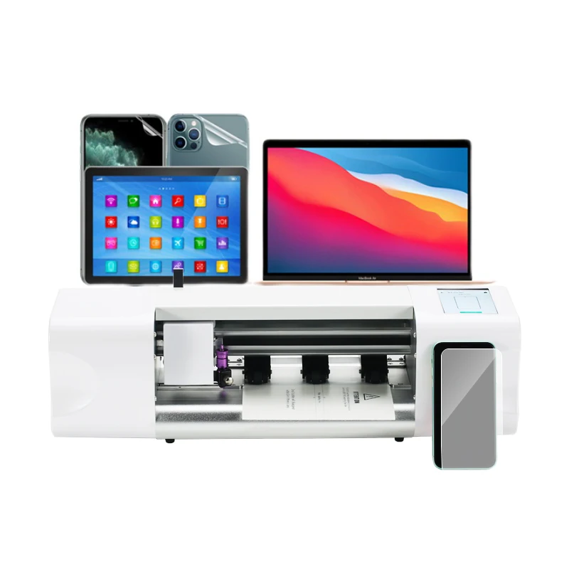 New design automatic hydrogel film plotter intelligent mobile screen protector making machine cutter