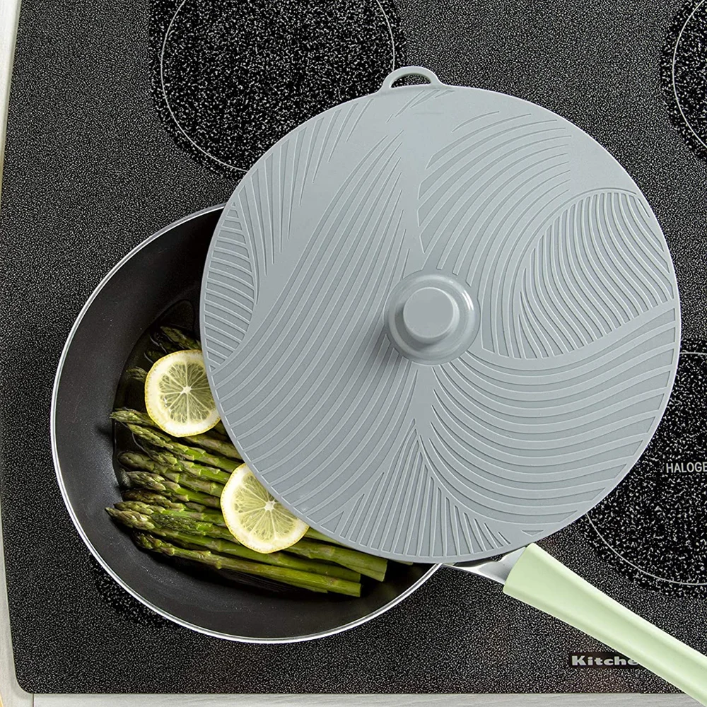 Kitchen Gadgets Heat Resistant Bpa Free Fridge Storage Suction Covers Silicone Bowl Lids Food Lids For Cups Bowls Plates