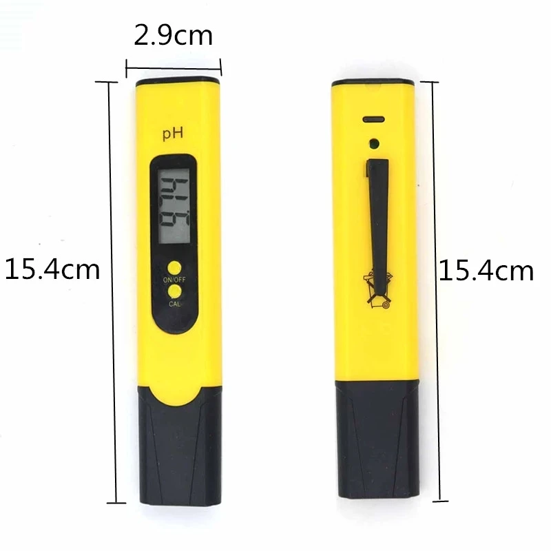 Pocket Pen Type PH Meter Analyzer Portable LCD Display PH Tester Digital 0.0-14.0ph