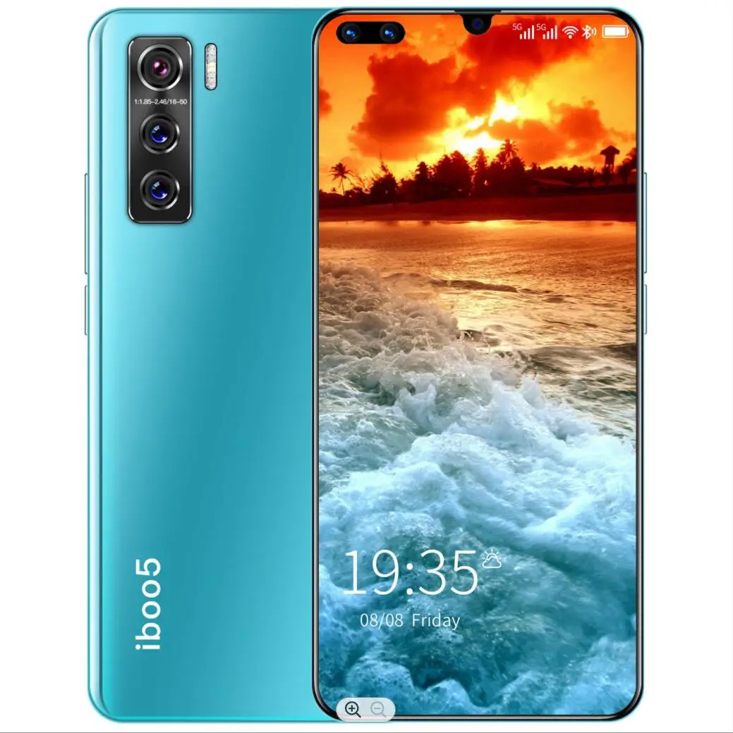 Заводская цена дешево Новое поступление Android смартфон iboo5 12 + 512 ГБ сотовый телефон 6 7 дюйма камера 21 48 Мп мобильный