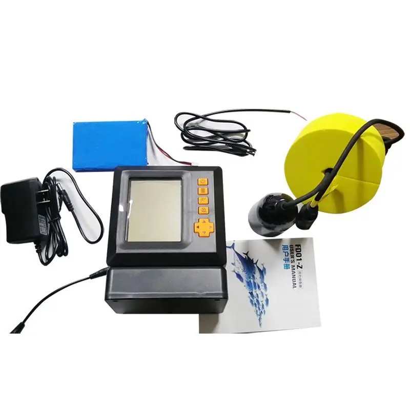 
Dual Frequency Dual Degrees Ice Fishing Boat Fishing 2.5M Cable Line Sonar Fish Finder 
