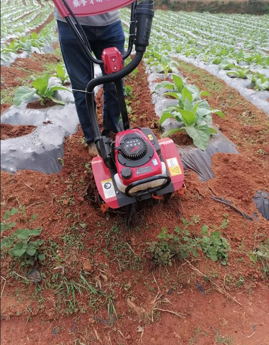 small ploughing agricultural machine farm soil motor tiller mini tractor rotary tiller price