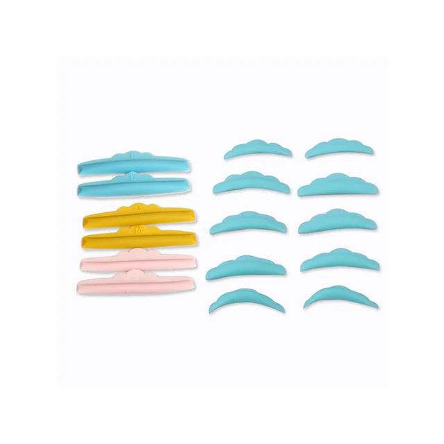 Korea Silicone Perm Pad 3 Color Pastel Pads 3pairs for Eyelash Lifting Lamination & Tiffany Blue Perm Pad