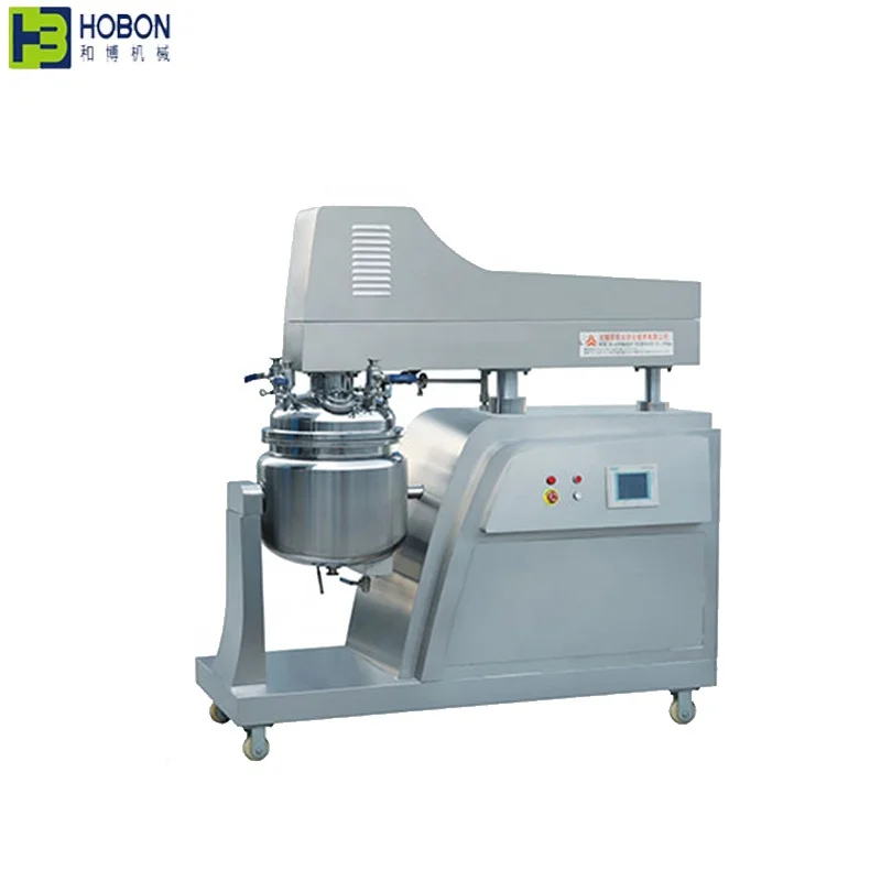 High shear emulsifier mixer, vacuum emulsifying blender, cosmetic emulsion homogenizer