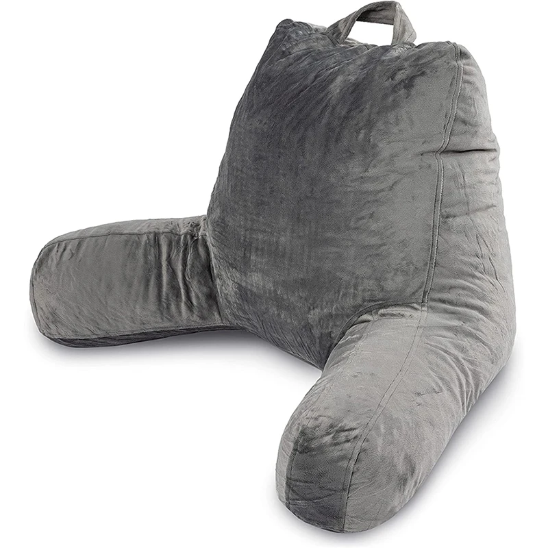 Backrest Lounge Cushion Reading Pillow Bed Wedge Large Adult back pillow with Arms
