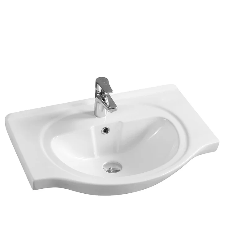 JM6098-55 550*410MM Top Classic Small Size Cabinet Ceramic Bathroom hand cleaning Sink