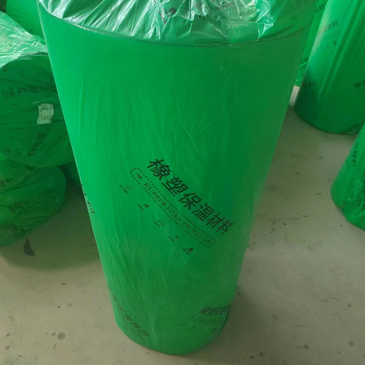 Heat And Sound Insulation Rubber Foam Materials Fireproof Roofing