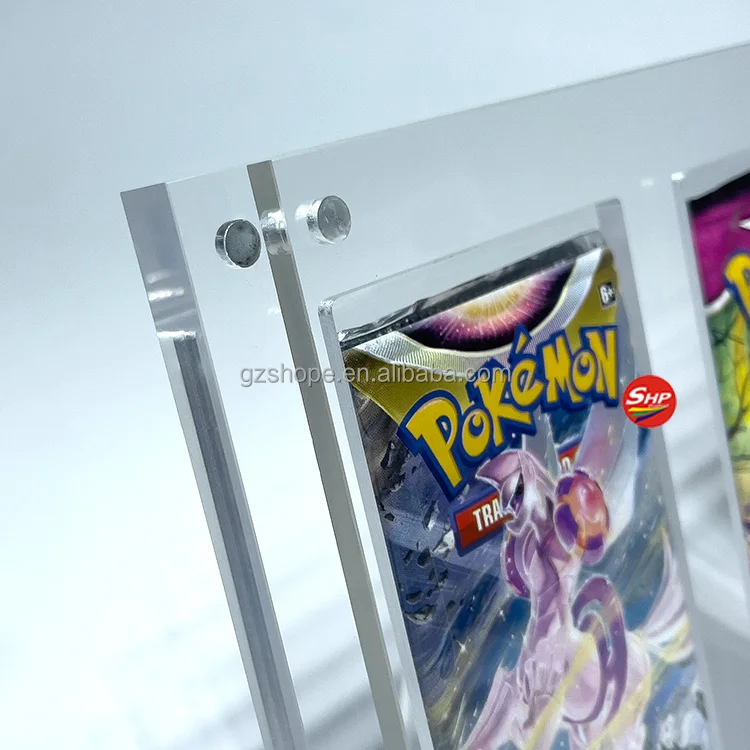 Прозрачный акриловый бустер Pokemon на заказ