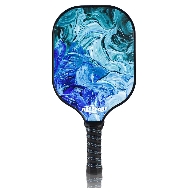 Factory wholesale Pickle Ball Paddle Glass Fiber customize logo UV Printing Pickle ball Racket pickle ball paddles