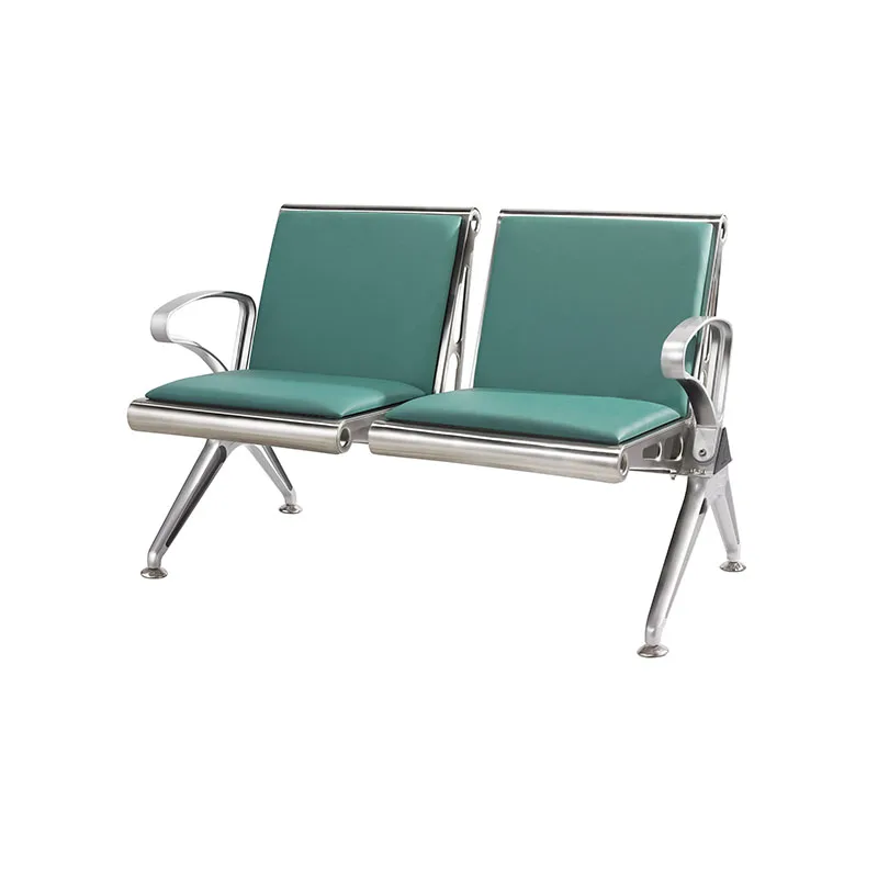 High Quality Waiting Chair Supplier Airport Seating Public Pu Foam Chinese Waiting Bench For Hospital Metal