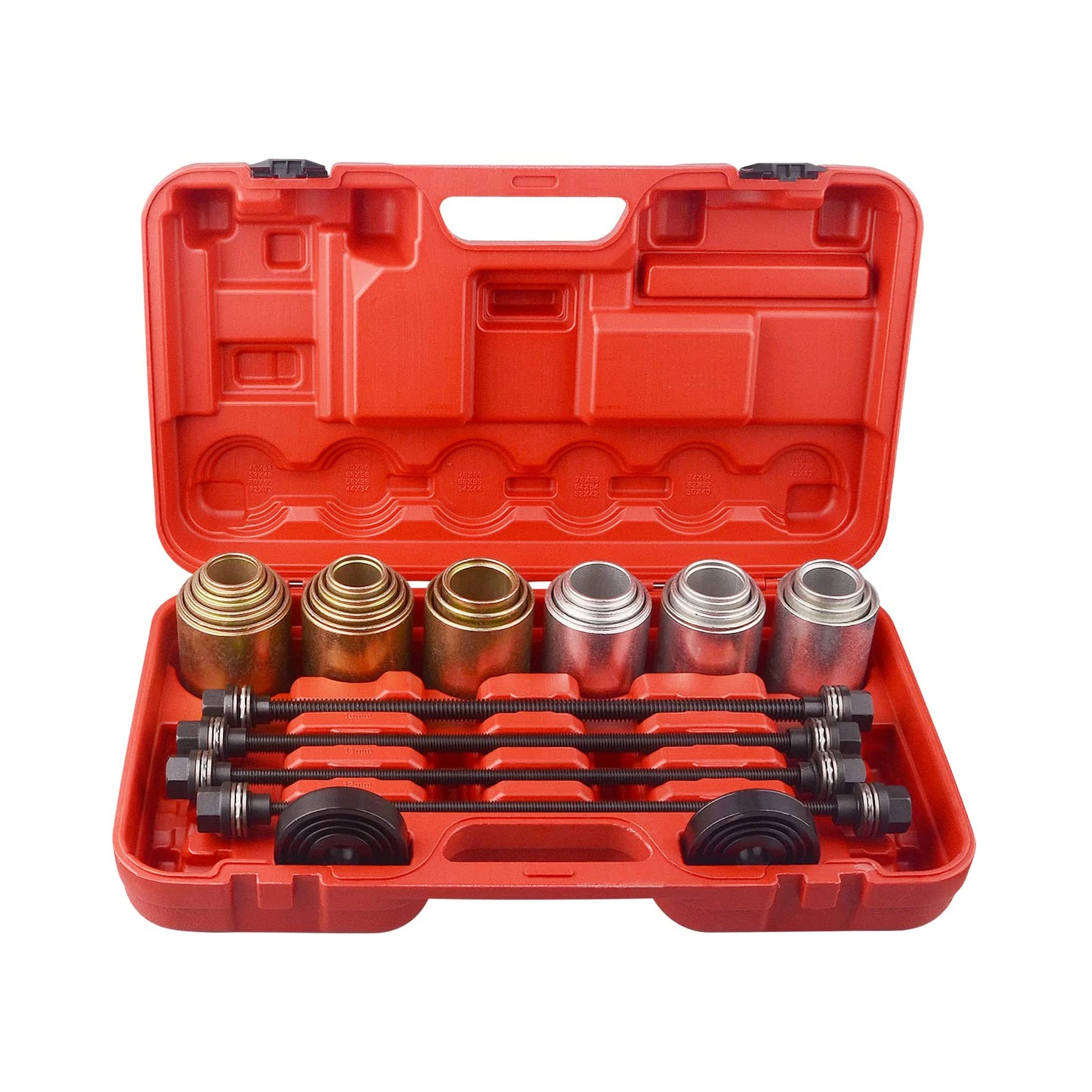 26Pcs Universal Press and Pull Sleeve Tool Kit Bush & Bearing Remover Set