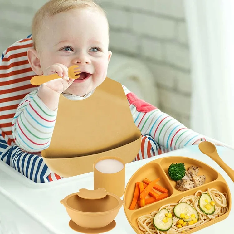 Набор ложек для кормления ребенка без БФА пищевой силикон набор