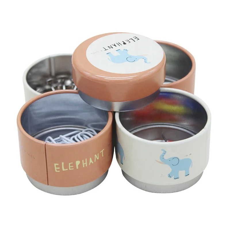 Wholesale Empty Food Grade Custom Round Metal Storage Canister Tea Sugar Coffee Tin Can With Lid