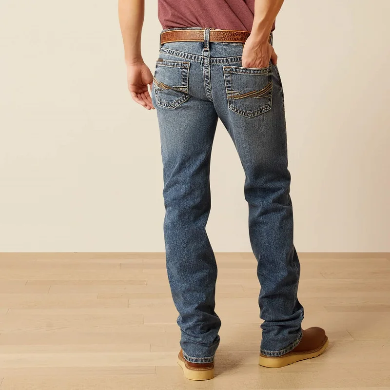 Китайский производитель, мужские винтажные узкие прямые джинсы из денима
