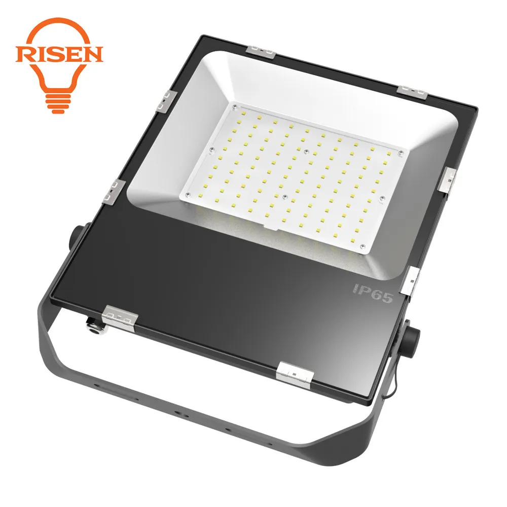 
High Power Aluminum Housing Ip65 100W Waterproof Flood Lamps Dimmable Industrial Led Light Fixture For Mechanic Shops 