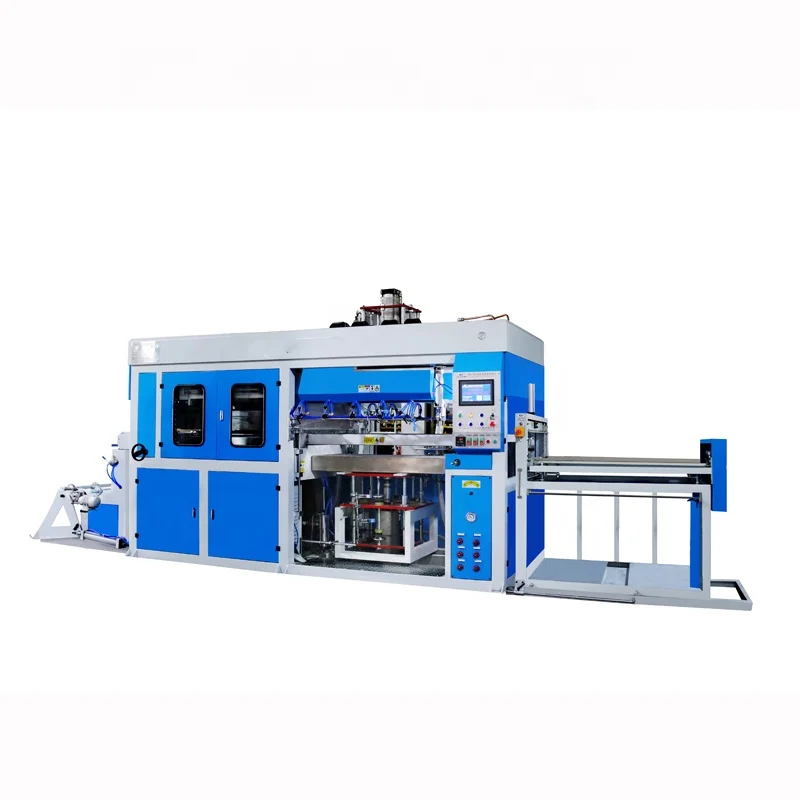 Polystyrene box pp transparent plastic sheet vacuum plastic forming machine maker from china