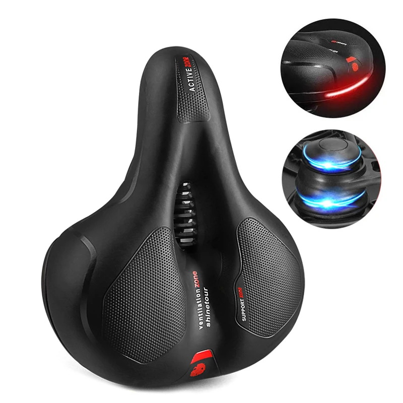 3D Bicycle Saddle Soft Seat Thicken Widen Cycle Cushion Comfortable Breathable fot MTB Road Bike Cycling Accessories
