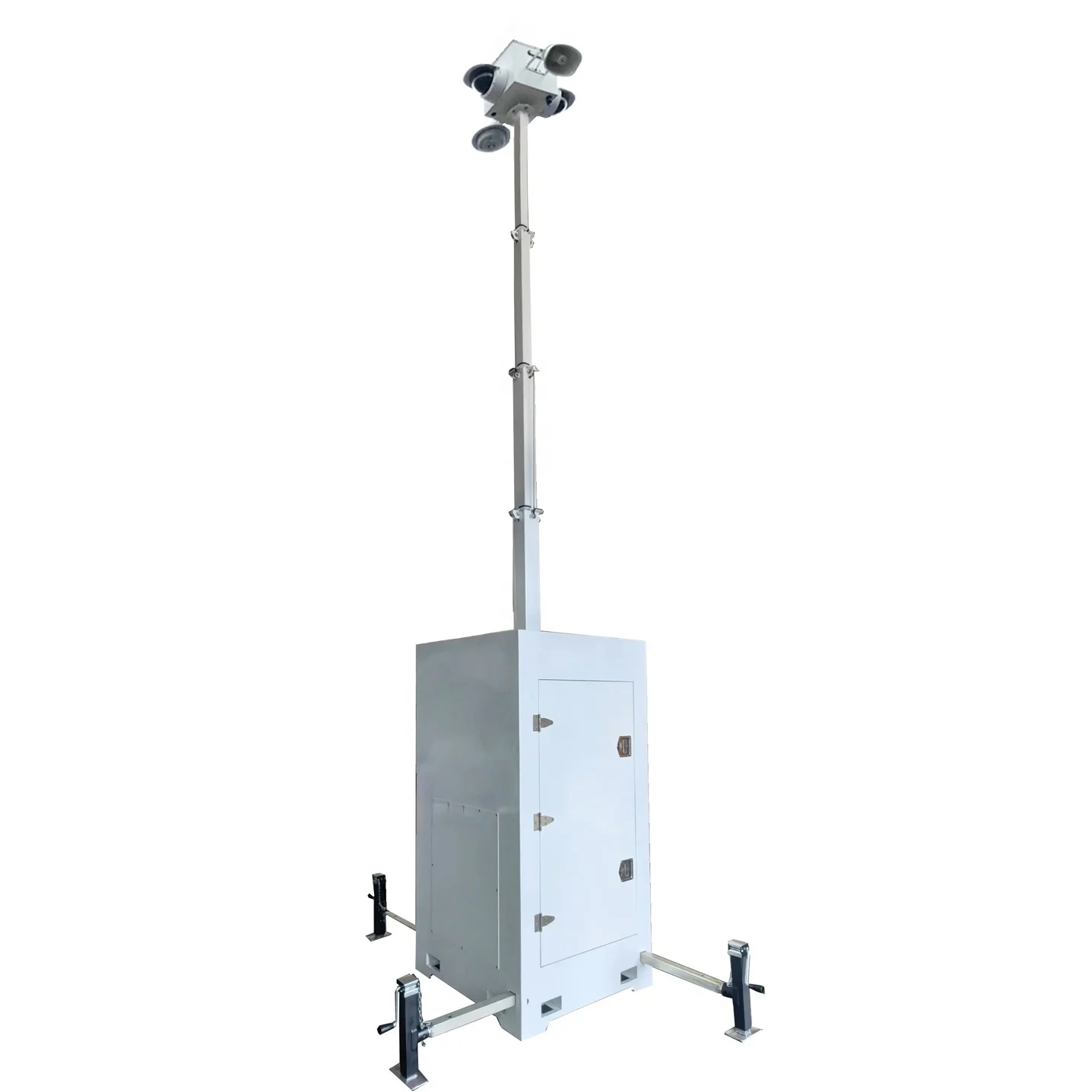 Mobile Camera Towers Compact Surveillance Tower for Power Plants Monitoring