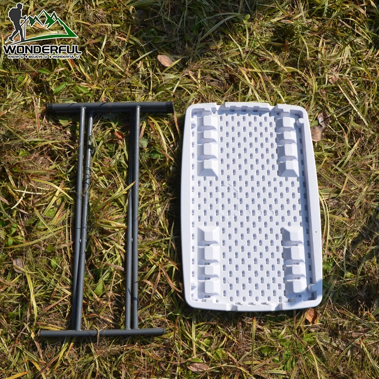 Wholesale high quality low price white picnic outdoor plastic leisure portable ever advanced folding camping table design