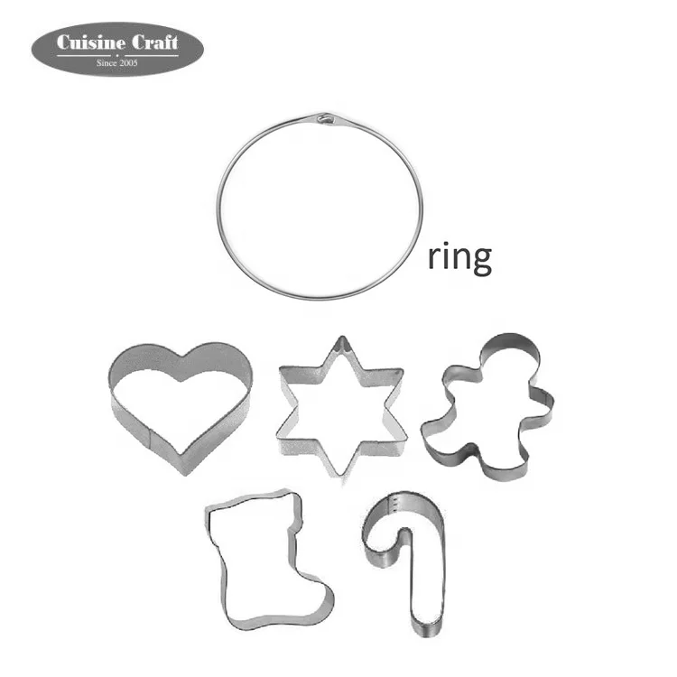Лидер продаж Рождественский набор для печенья из нержавеющей стали различной формы