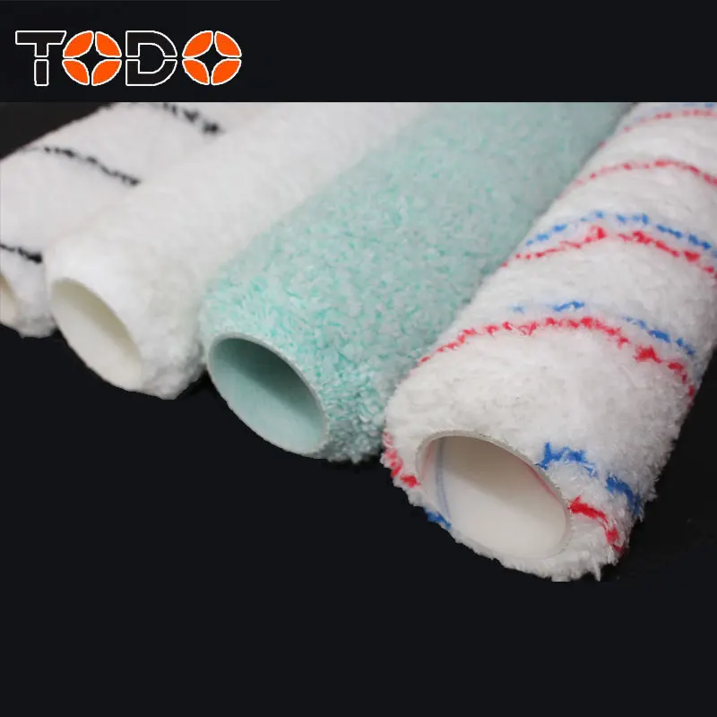 4 inch 6 inch 7 inch 9 inch 10 inch 18 inch Microfiber paint roller refill covers for coating resin epoxy