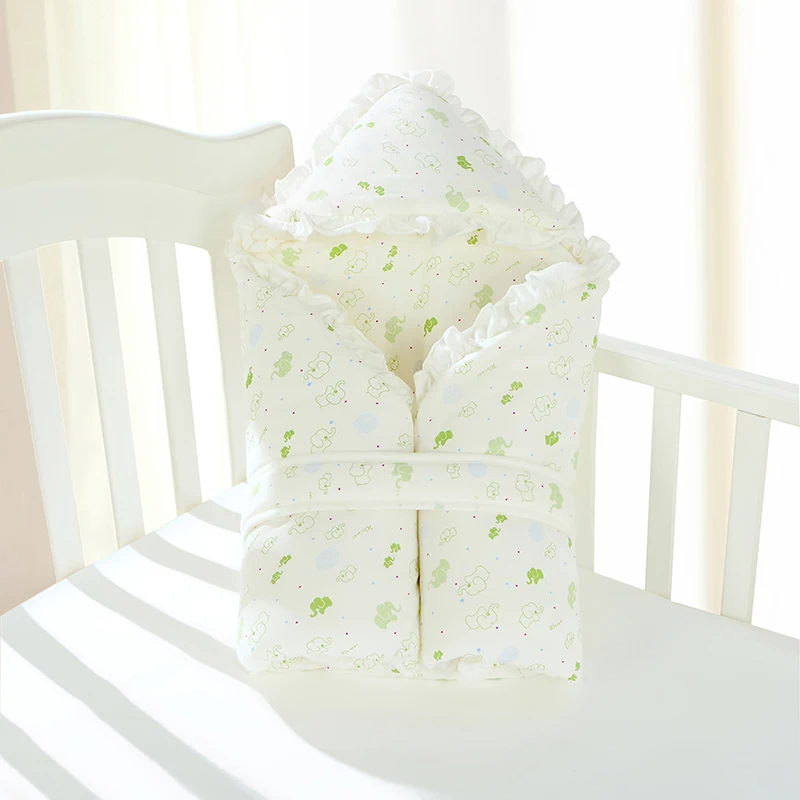New Arrival Adjustable Baby Printed Muslin Swaddle Blanket Cotton Baby Girl Boy Blanket