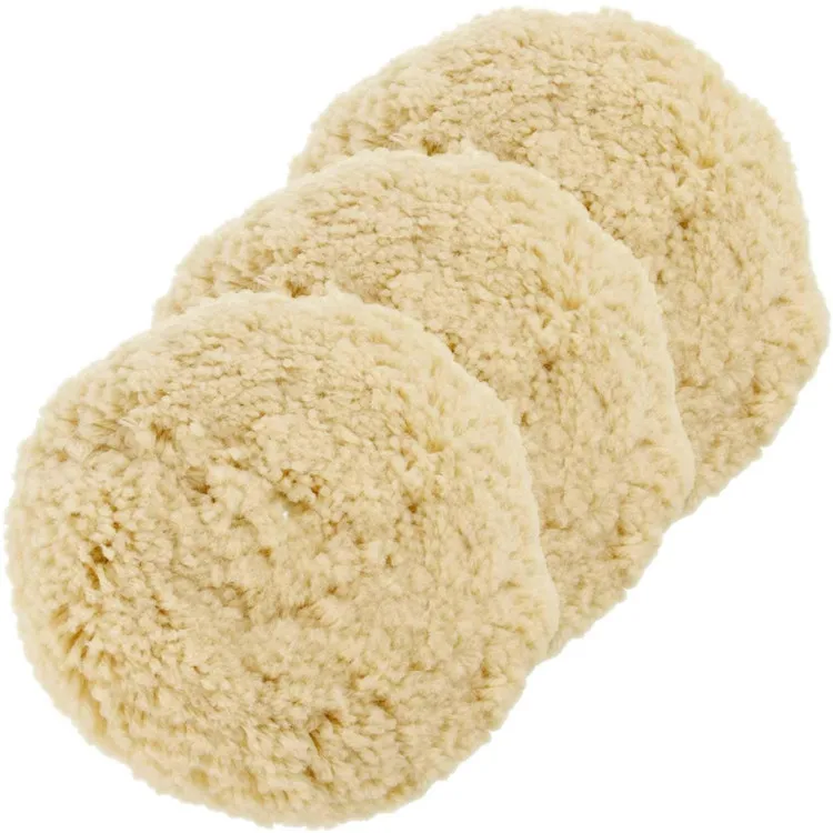 7 inch car polishing pad wool buffing pads