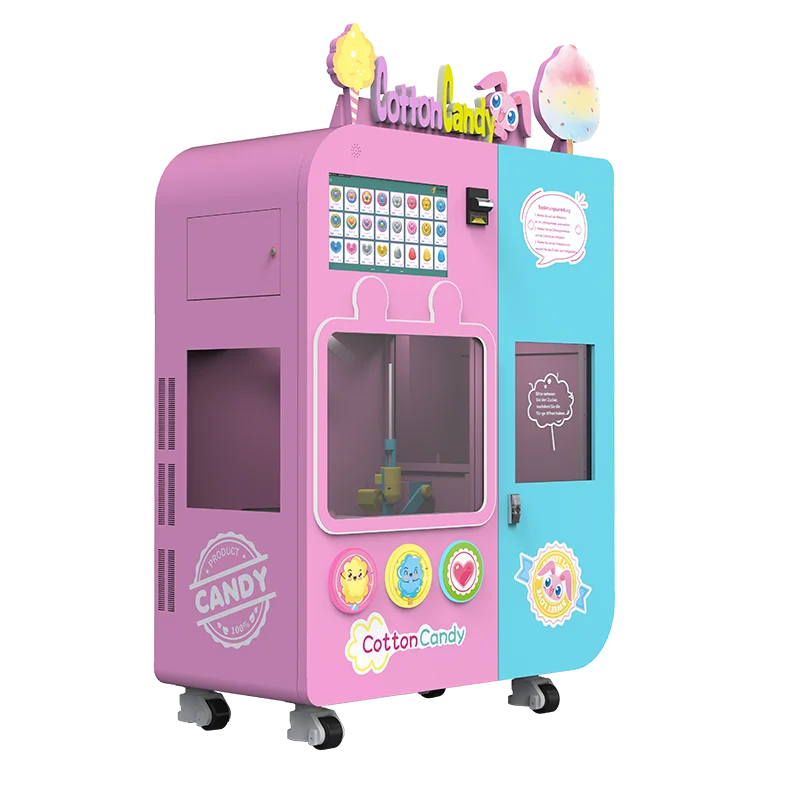 Exclusive Diy Function The Best Selling Automatic Cotton Candy Vending Machine