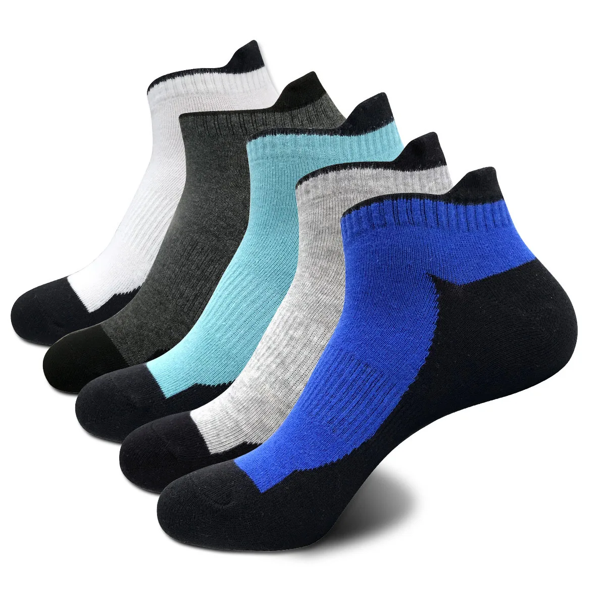 Wholesale marathon cotton breathable design your logo mens best short anklet running socks to stop blisters