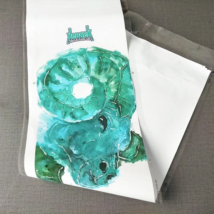 Customized Design UV Printing Fingerboard Heat Transfer Film Screen Printing Skateboard Heat Transfer Printed Paper