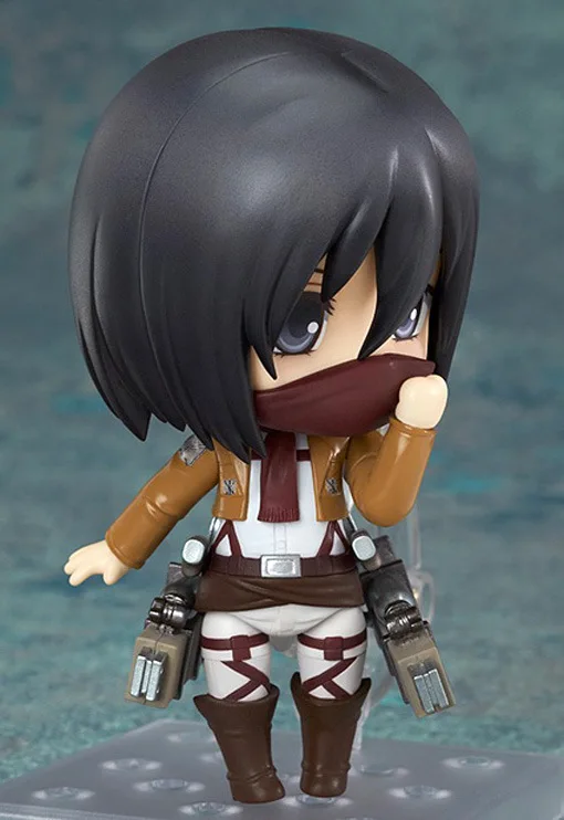 Mikasa Ackerman 365 Clay man Anime PVC Action Figure Toys Vinyl Doll Collection Model # Collection Nendoroi