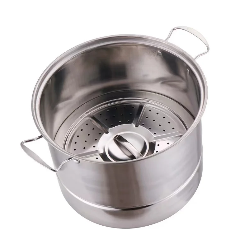 Cooking Casseroles Stainless Steel Soup Pot Set Kitchen Cookware 22cm 24cm 26cm 28cm Soup Milk Cooking Pot Set