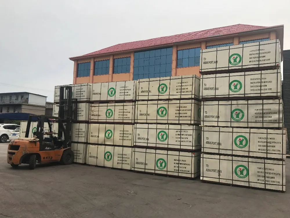 4*8Ft Construction Shuttering Plywood 18mm Phenolic Glue Hardwood Core waterproof Film Faced Plywood Formwork for Middle East