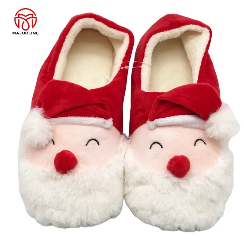 2022 Amazon hot sale girls cute fleece kids slippers  home non-slip indoor baby soft-soled cotton slippers for children