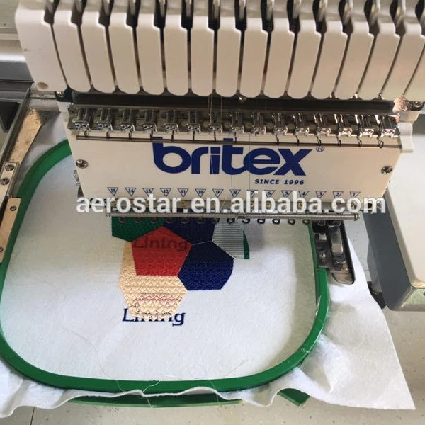 1501 Single Head Flat Computerized Embroidery Machines with Cap Embroidery,Coiling Device