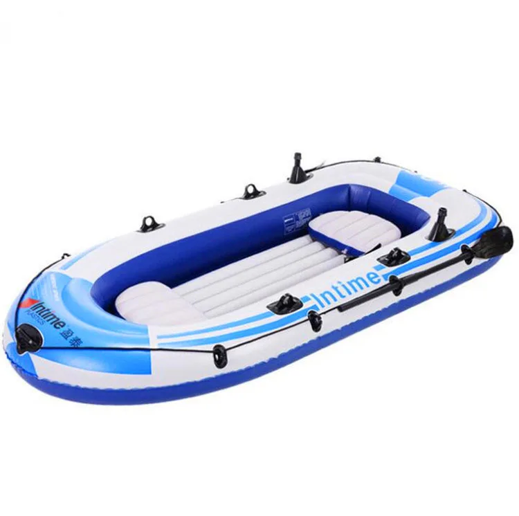 ТОЛСТАЯ ПВХ взрослая и детская гимнастическая лодка или надувная на четыре человека для рыбалки