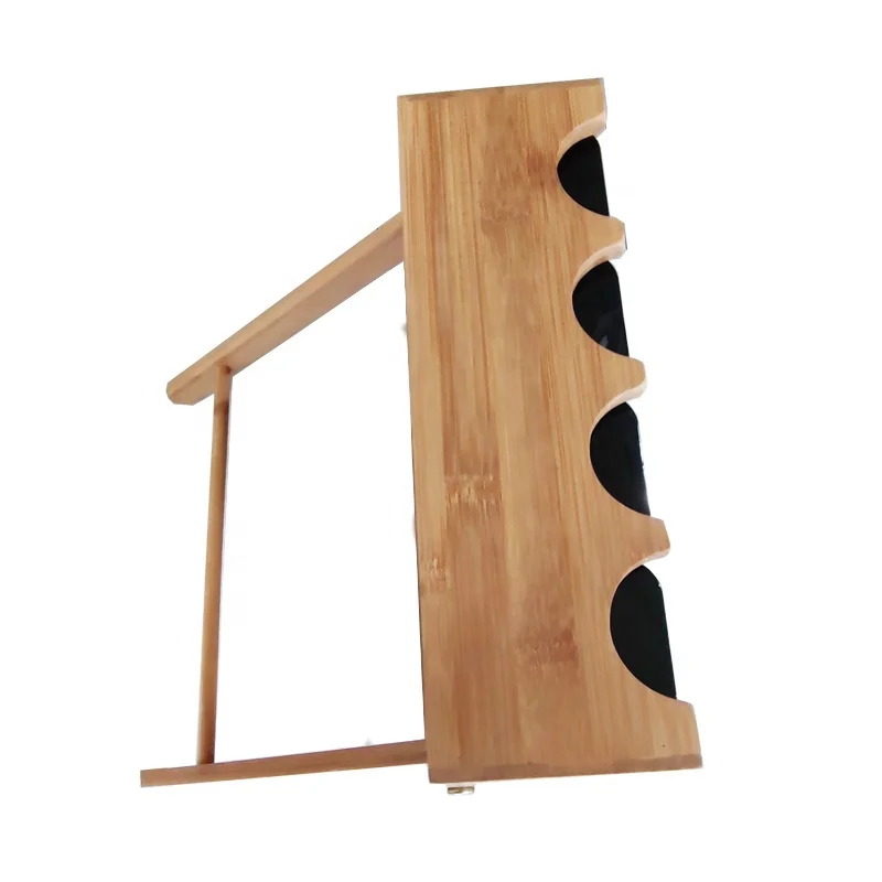 16 Cube Spice Jar Bamboo Wooden Spice Rack Organizer