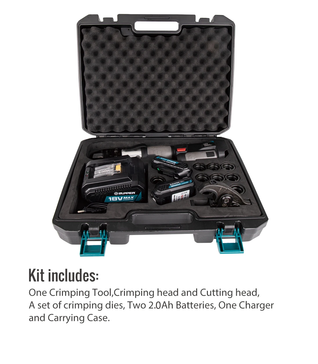ZUPPER PZ-300C two function in one Mini Battery Powered Hydraulic Multi-functional Tool for crimping and cutting cable