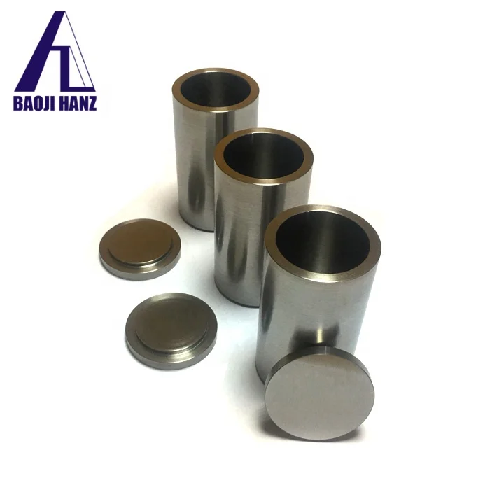 Высококачественные механически обработанные отполированные чистые вольфрамовые тигли