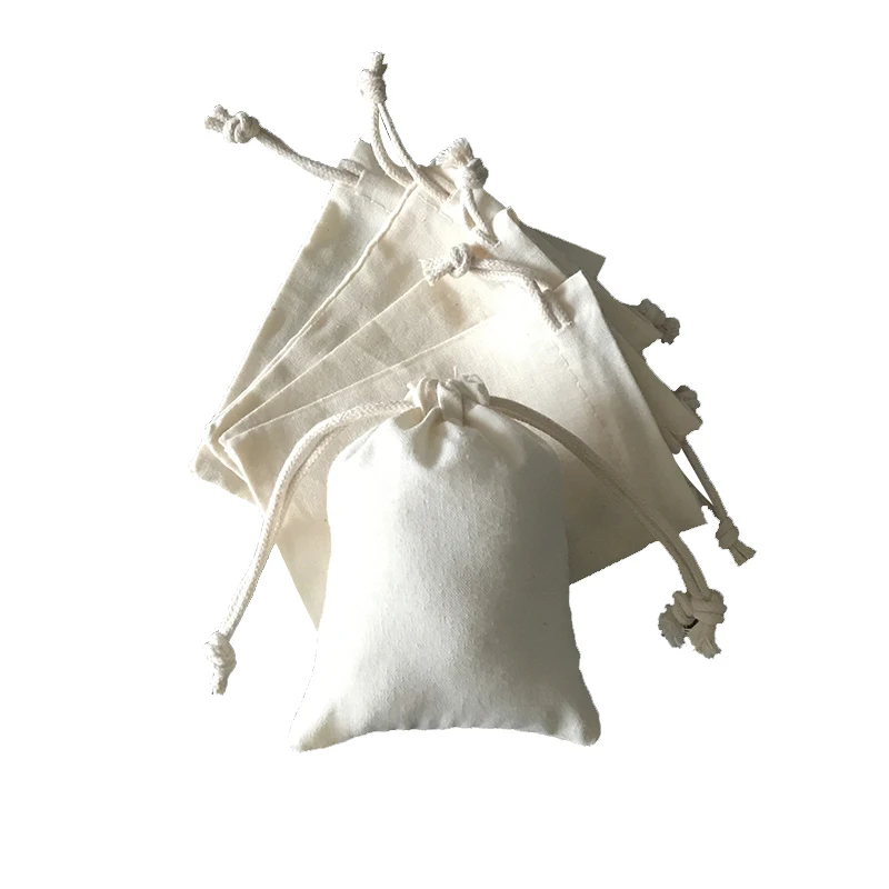 В наличии, муслиновые подарочные мешочки на шнурке 3x4 дюйма, чайные пакетики из органического хлопка