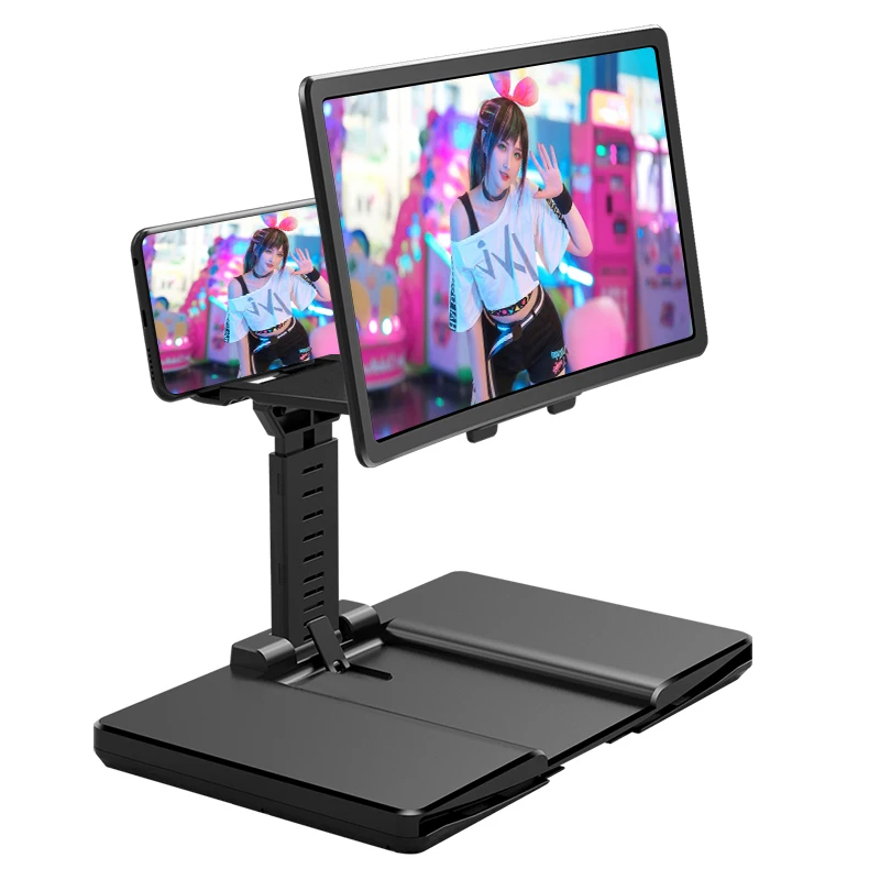 
 Kingamei L22 12 дюймовый изогнутый HD видео усилитель гибкий держатель увеличенный модуль экрана сотового телефона лупа Настольная Подставка Кронштейн  