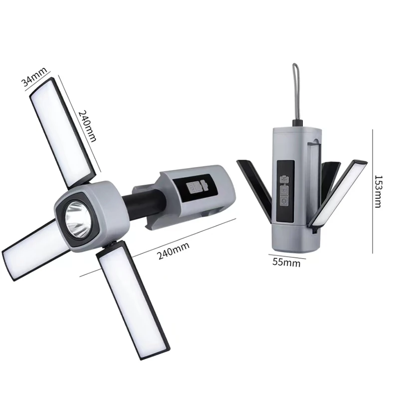 Portable LED Camping Lantern Lightweight Waterproof Rechargeable Camping Lamp Outdoor Hiking Camping light