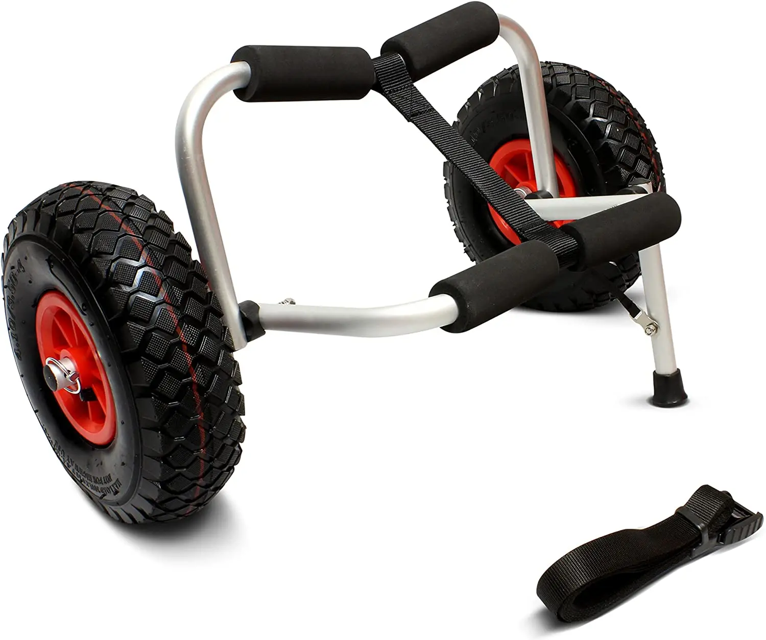 Foldable Aluminum Kayak Cart Dolly Balloon Wheel Kayak Trolley for Sale